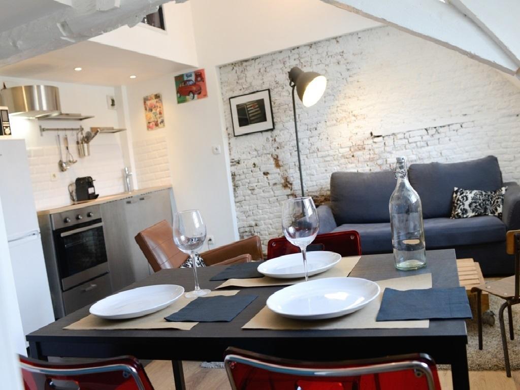 Souvenirs Vieux Lille Apartment 2 Chambres 24H24H Access 部屋 写真